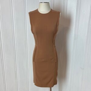 ✨ ALEXANDER WANG Camel Sculpted Cocktail Dress – New With Tags (Size 2) ✨